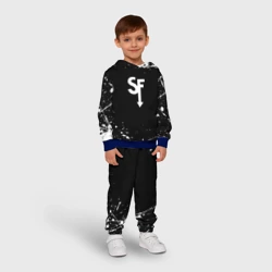 Детский костюм с толстовкой 3D Sally Face белые краски - фото 2