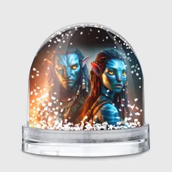 Игрушка Снежный шар Джейк Салли и Нейтири - пламя и пепел