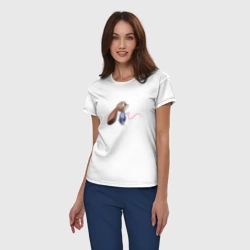 Женская пижама с белой футболкой хлопок Джуди из Зверополиса - фото 2