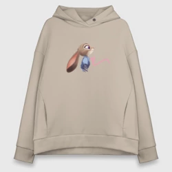 Женское худи Oversize хлопок Джуди из Зверополиса