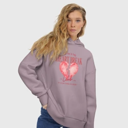 Женское худи Oversize хлопок Heartbreak club - фото 2