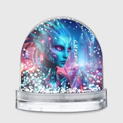 Игрушка Снежный шар Neytiri's granddaughter - cyberpunk Avatar 7