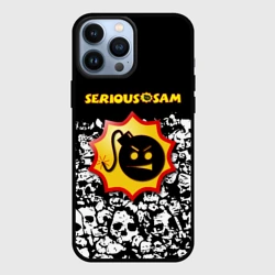 Чехол для iPhone 13 Pro Max Serious Sam skull