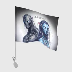 Флаг для автомобиля Avatar 7 - cyberpunk fantasy