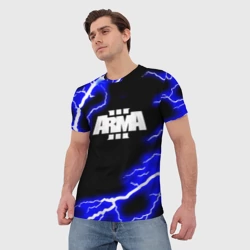 Мужская футболка 3D ARMA 3 storm - фото 2