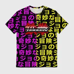 Мужская футболка 3D Tekken japan anime