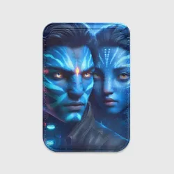 Картхолдер Magsafe магнитный Neytiri's granddaughter with boyfriend - cyberpunk Avatar 7