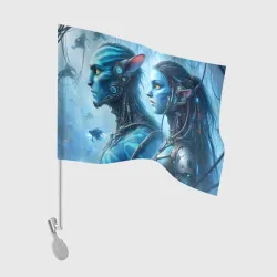 Флаг для автомобиля Avatar 7 - cyberpunk fantasy
