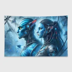 Флаг-баннер Avatar 7 - cyberpunk fantasy