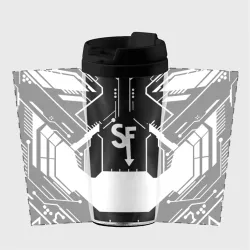 Термокружка-непроливайка Sally Face геометрия - фото 2