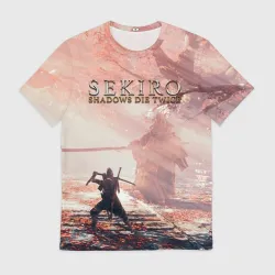 Мужская футболка 3D Sekiro: Shadows Die Twice game