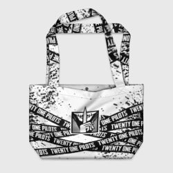 Пляжная сумка 3D Twenty One Pilots logo game