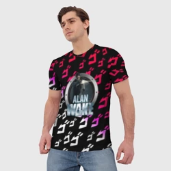 Мужская футболка 3D Алан Вейк аниме джо джо - фото 2
