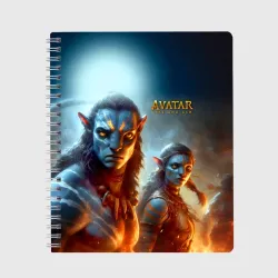 Тетрадь Neytiri and Jake Sully - Avatar 3 fire and ash