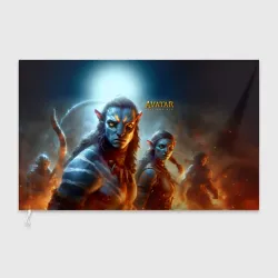 Флаг 3D Neytiri and Jake Sully - Avatar 3 fire and ash