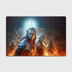 Головоломка Пазл магнитный 126 элементов Neytiri and Jake Sully - Avatar 3 fire and ash