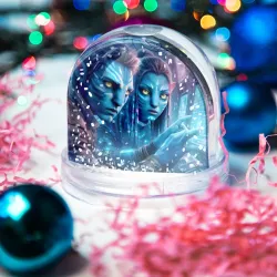 Игрушка Снежный шар Avatar 7 - cyberpunk fantasy - фото 2