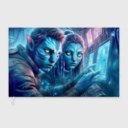 Флаг 3D Avatar 7 - cyberpunk fantasy
