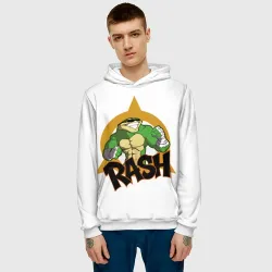 Мужская толстовка 3D Battletoad Rash - фото 2