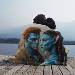 Плед 3D Granddaughter of the Neytiri with her boyfriend - фото 2