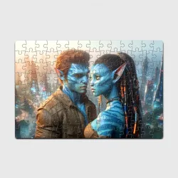 Головоломка Пазл магнитный 126 элементов Granddaughter of the Neytiri with her boyfriend
