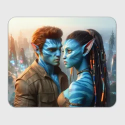 Прямоугольный коврик для мышки Granddaughter of the Neytiri with her boyfriend