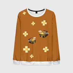 Мужской свитшот 3D Bee mine