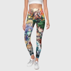 Леггинсы 3D Моя геройская академия герои - фото 2
