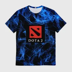 Мужская футболка 3D Dota 2 смок