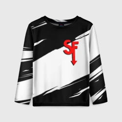 Детский лонгслив 3D Салли Фейс краски