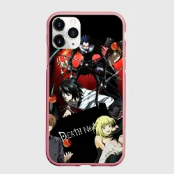 Чехол для iPhone 11 Pro матовый Тетрадь смерти герои