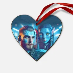 Деревянная игрушка Сердце Granddaughter of the Jake Sully with her boyfriend - Avatar 7