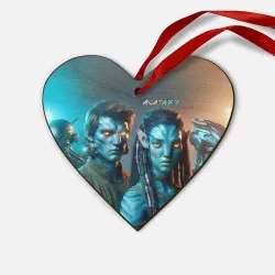 Деревянная игрушка Сердце Внучка Джейка Салли и Нейтири - Аватар 7 киберпанк