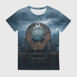 Женская футболка 3D СССР Чернобыль