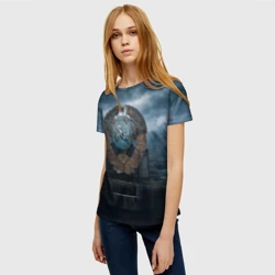 Женская футболка 3D СССР Чернобыль - фото 2