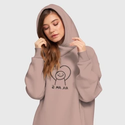 Платье-худи хлопок Ё ма ха - фото 2