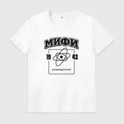 Мужская футболка хлопок Мифи - Мск