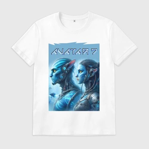 Мужская футболка хлопок Avatar 7 - cyberpunk