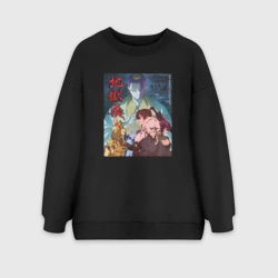 Женский свитшот oversize без начеса хлопок Адский рай 2 сезон