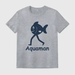 Мужская футболка хлопок Aquaman fish