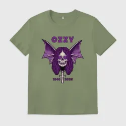 Мужская футболка хлопок Ozzy Osbourne постер 