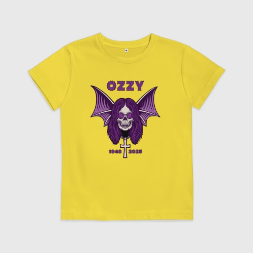 Детская футболка хлопок Ozzy Osbourne постер 