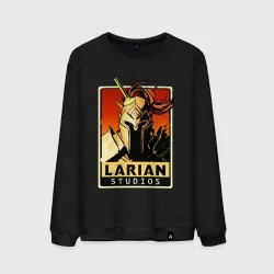 Мужской свитшот хлопок Larian studios logo