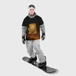 Накидка на куртку 3D Рамен медитирует 