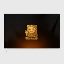 Флаг 3D Рамен медитирует 
