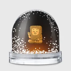 Игрушка Снежный шар Рамен медитирует 