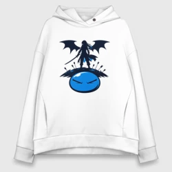 Женское худи Oversize хлопок Римуру над слаймом