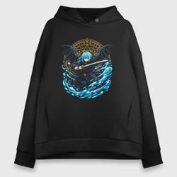 Женское худи Oversize хлопок Римуру в вихре воды