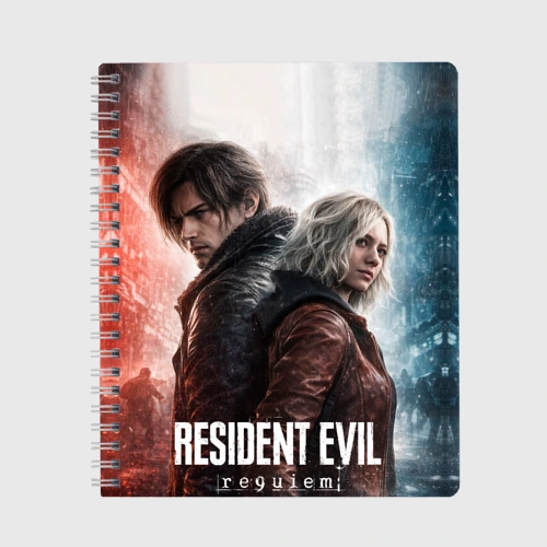 Тетрадь Leon and Grace Resident evil requiem