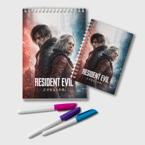 Блокнот Leon and Grace Resident evil requiem